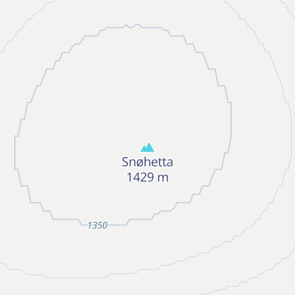 Map of Snøhetta