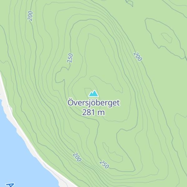 Map of Översjöberget