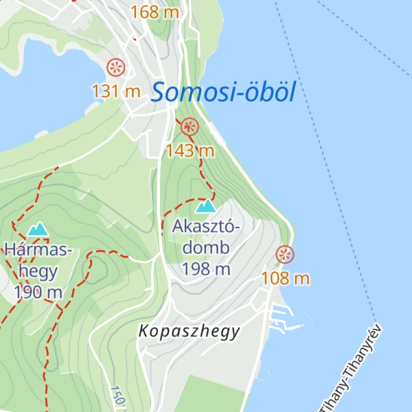 Map of Akasztó-domb