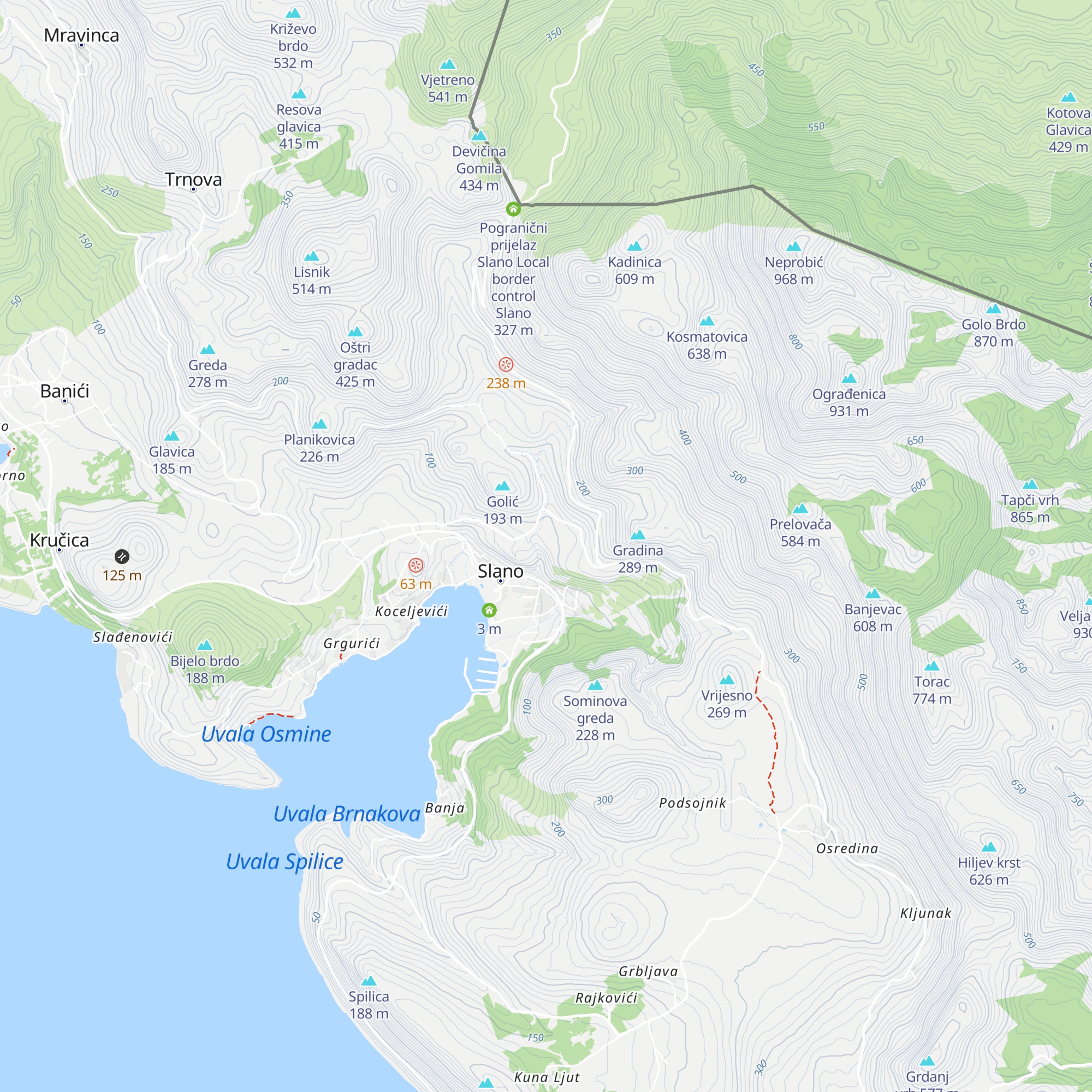 Gastro Vista map