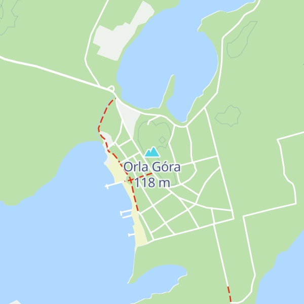 Map of Orla Góra