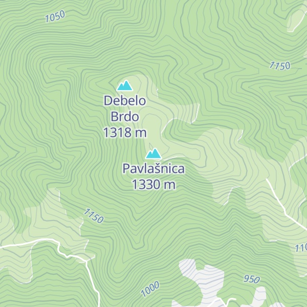 Map of Pavlašnica
