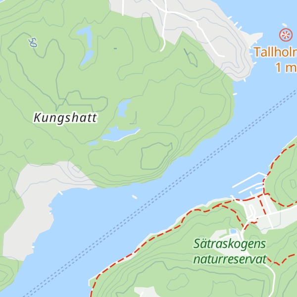 Map of Kungshattklippan