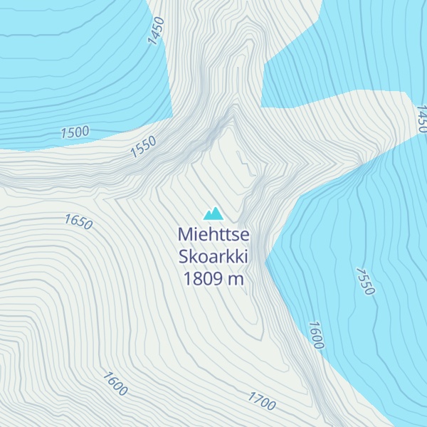 Map of Miehttse Skoarkki