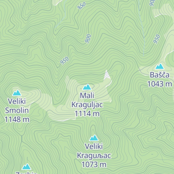 Map of Mali Kraguljac