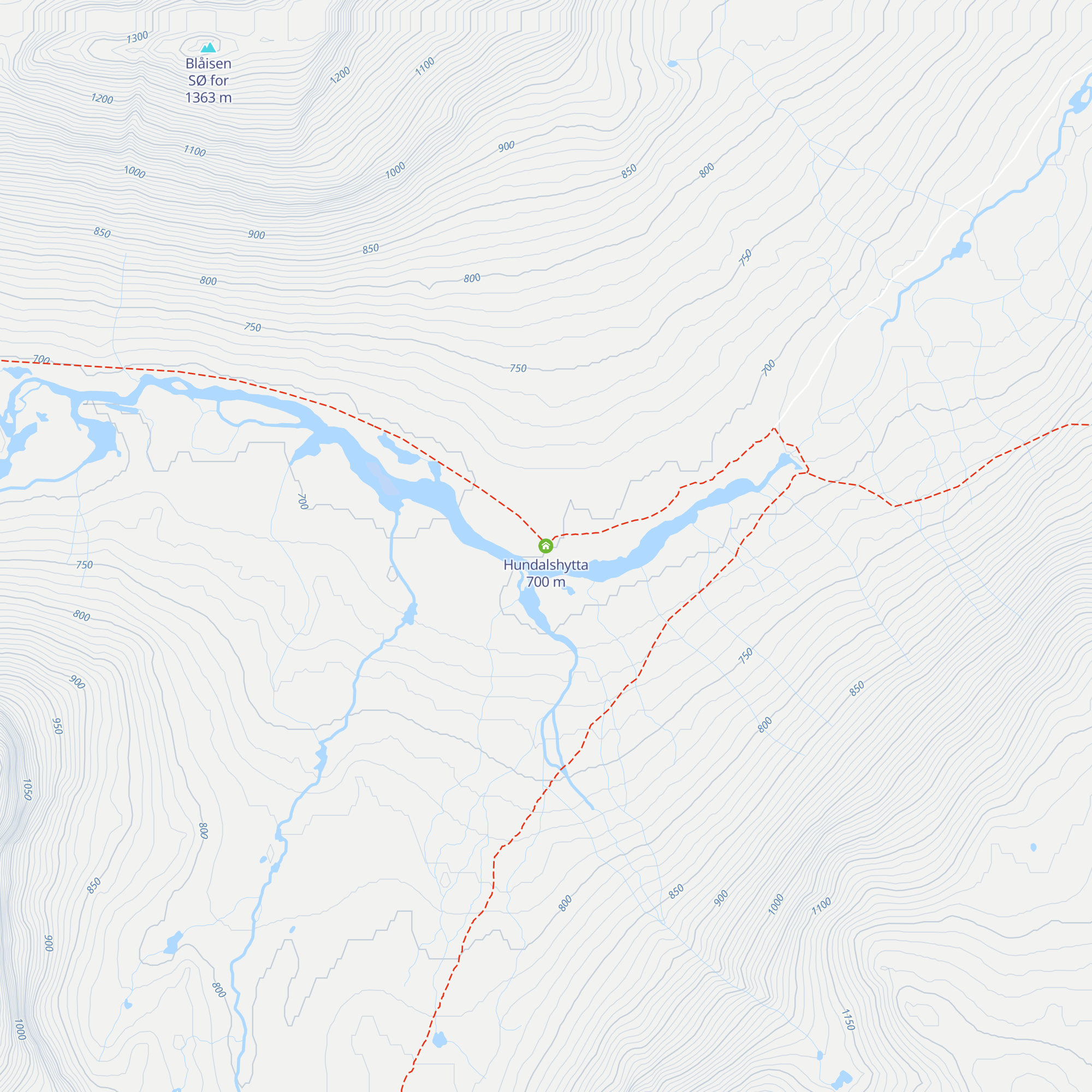 Hundalshytta map