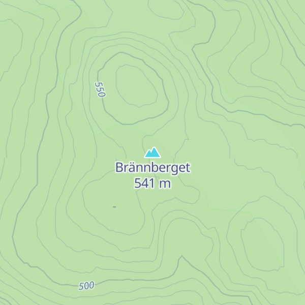 Map of Brännberget