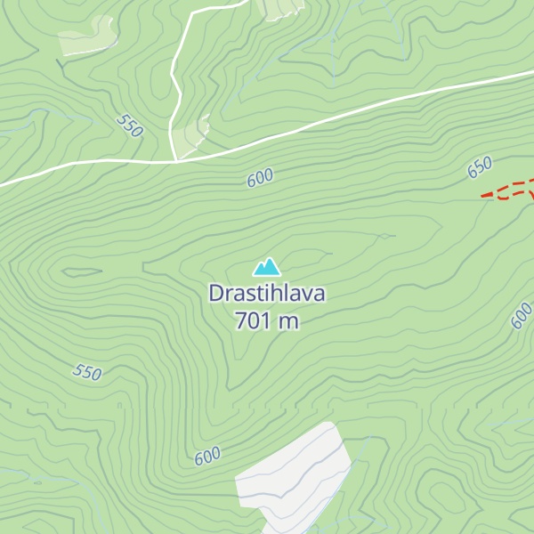 Map of Drastihlava