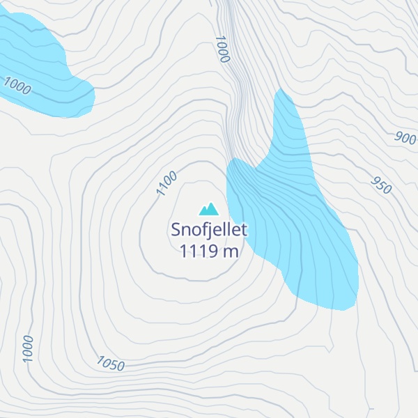 Map of Snofjellet