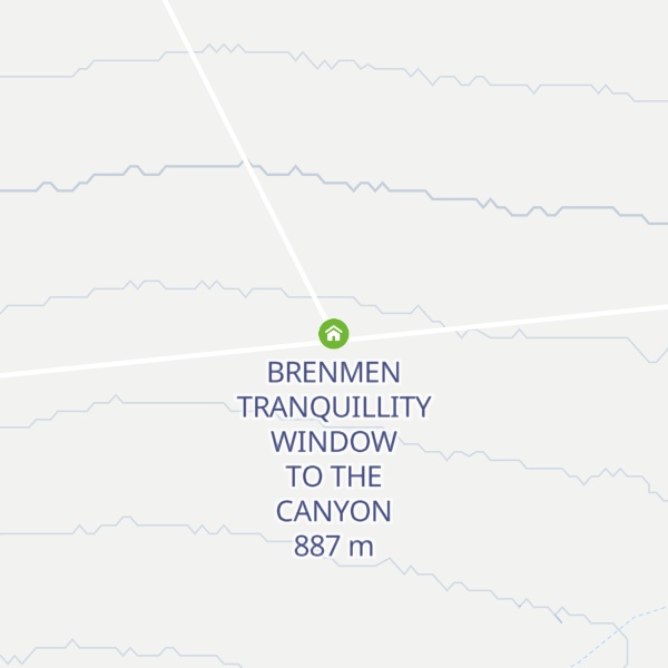 Map of BRENMEN TRANQUILLITY WINDOW TO THE CANYON