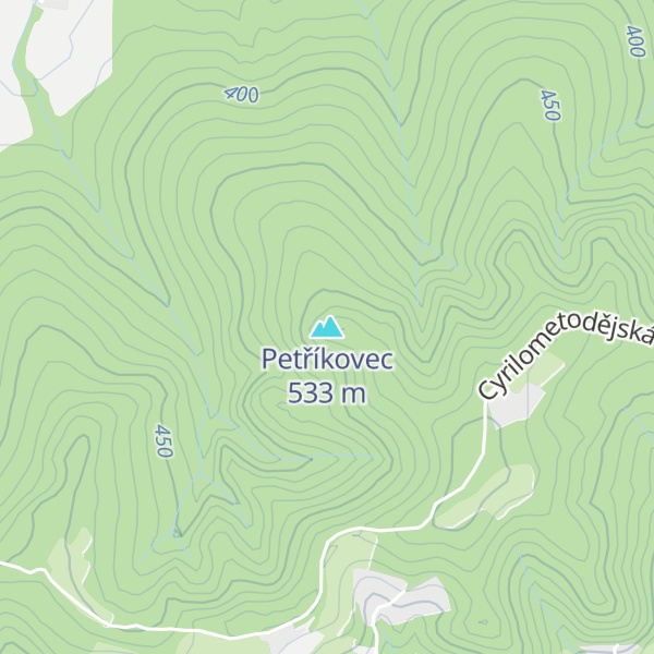 Map of Petříkovec