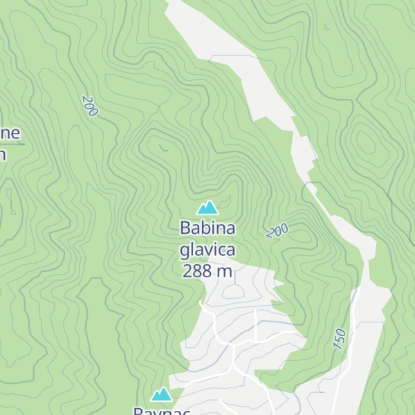Map of Babina glavica