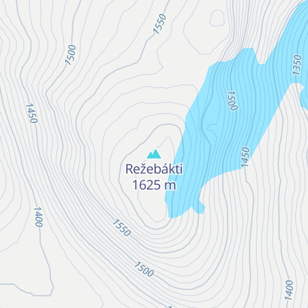 Map of Režebákti