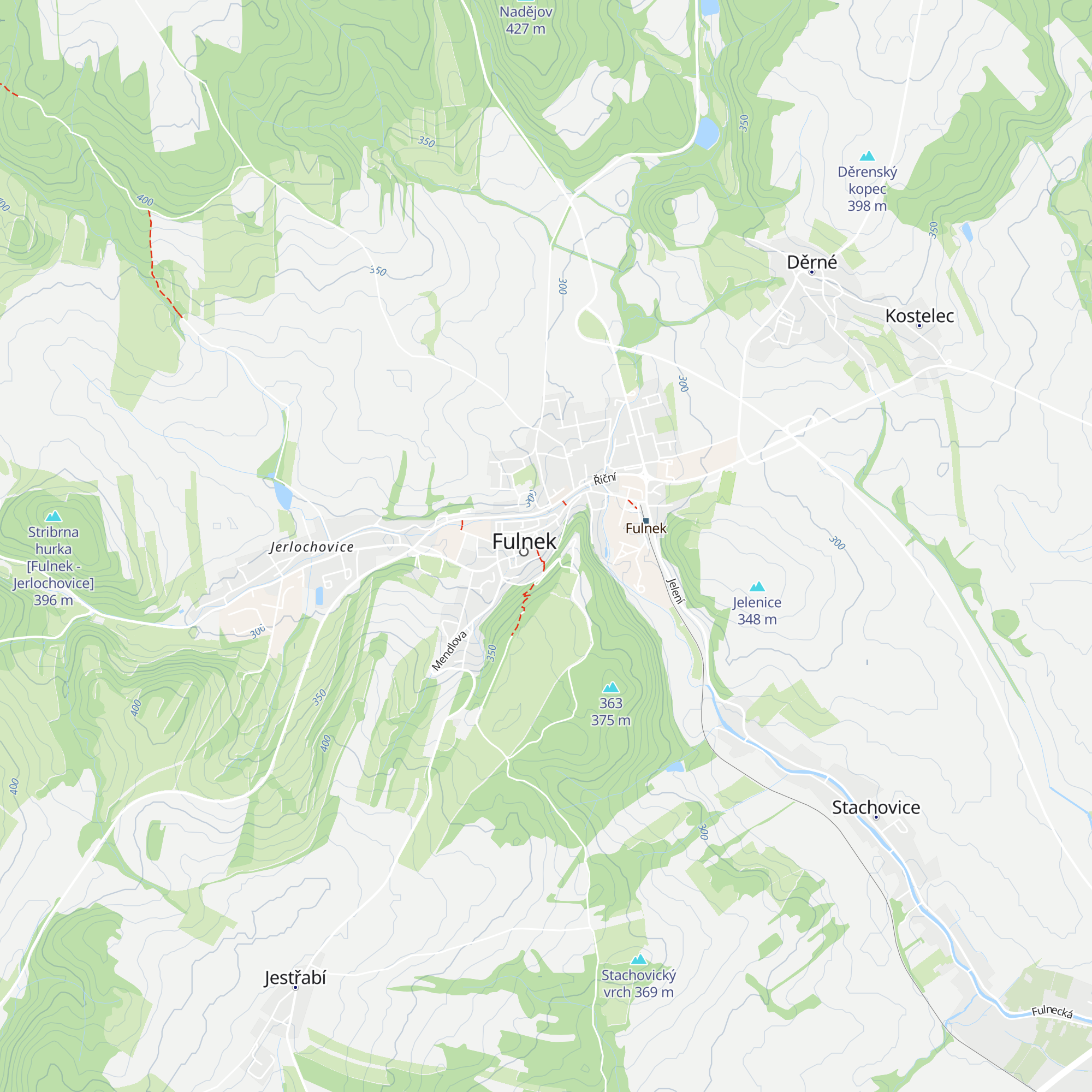 Informační centrum Fulnek map