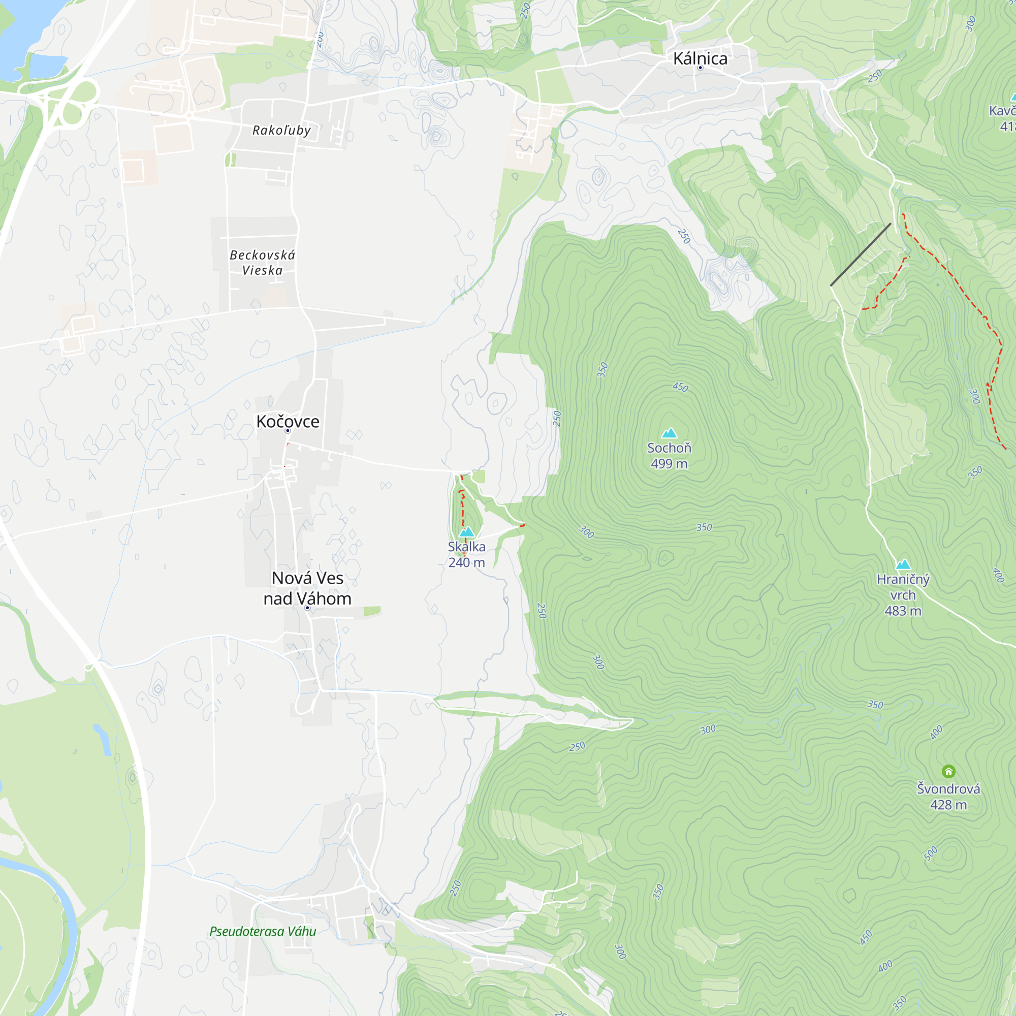 Vysoká veža map