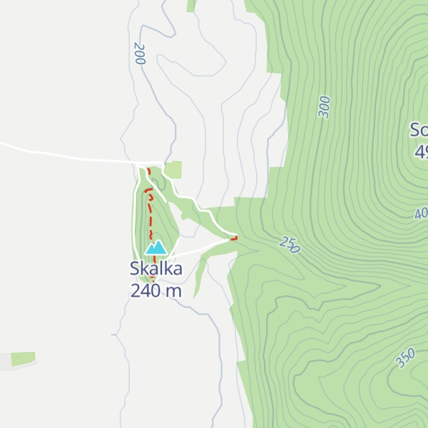 Map of Vysoká veža