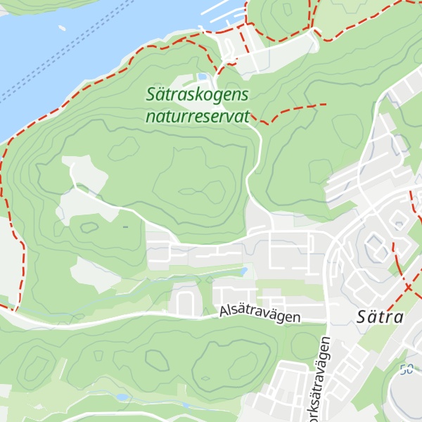 Map of Sätraberget