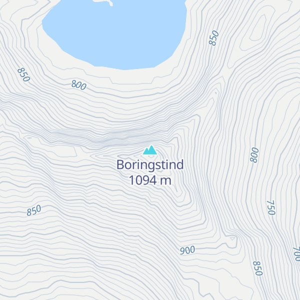 Map of Boringstind