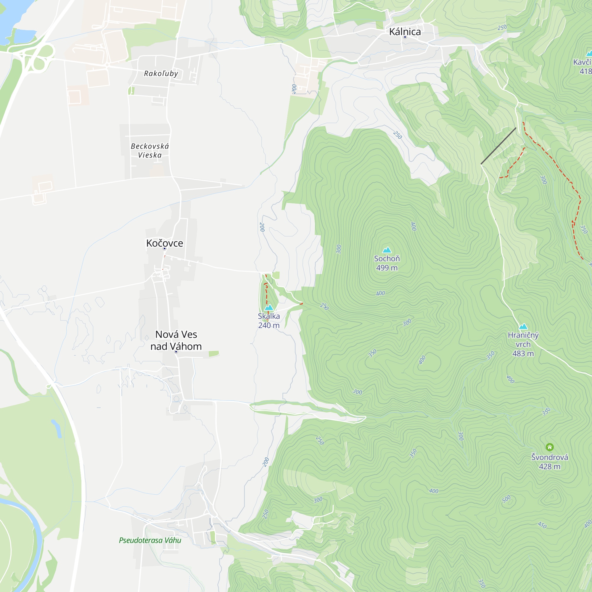 Nízka veža map