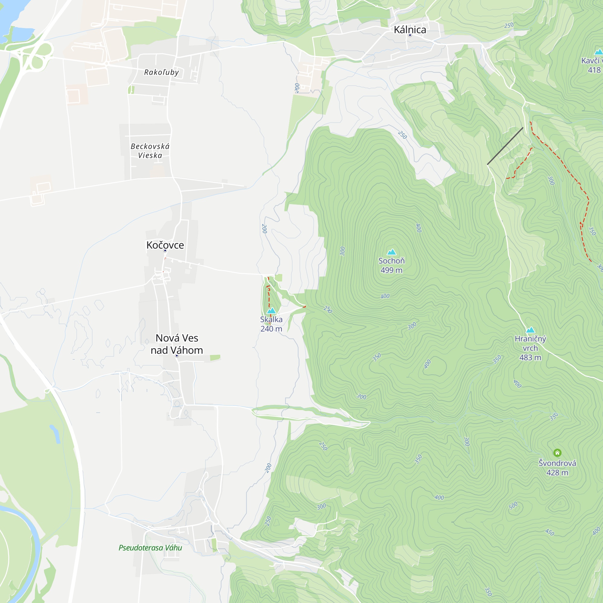 Poľovnícko-športová strelnica Kočovce map