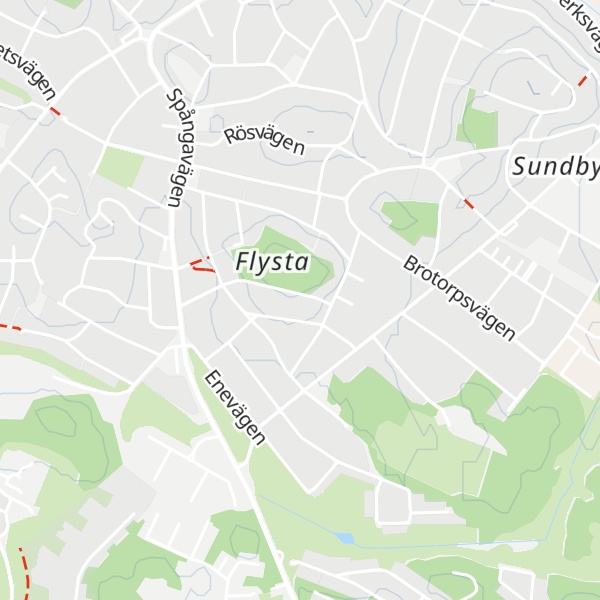Map of Flystaberget