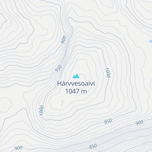 Map of Hárvvesoaivi