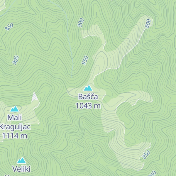 Map of Bašča