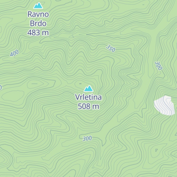 Map of Vrletina