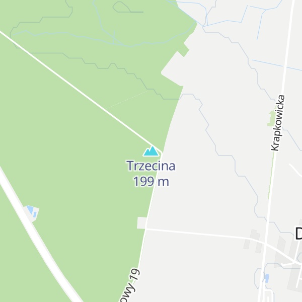 Map of Trzecina
