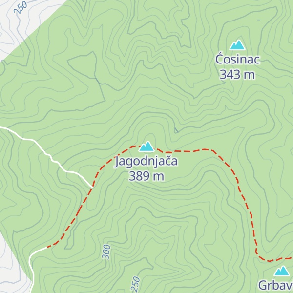 Map of Jagodnjača