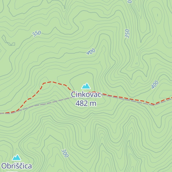 Map of Cinkovac