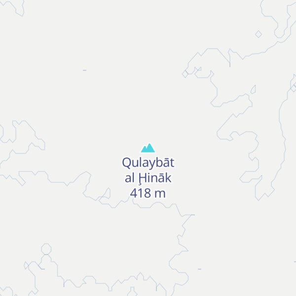 Map of Qulaybāt al Ḩināk