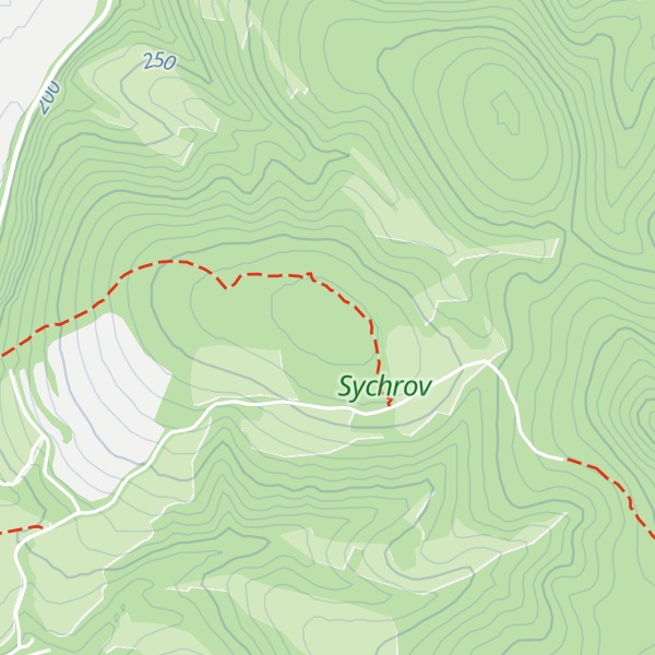 Map of Sychrov