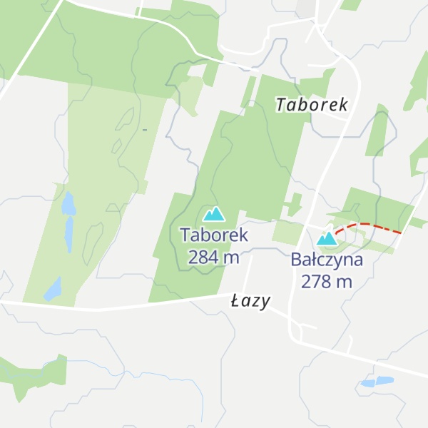 Map of Taborek