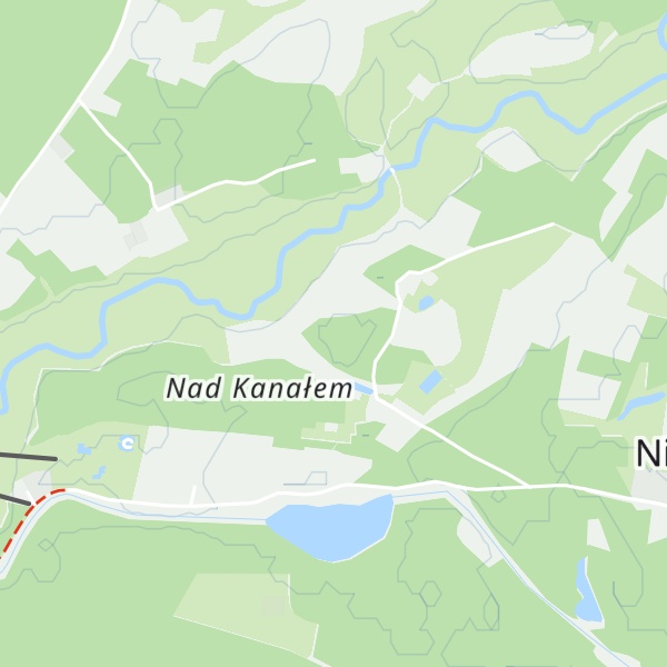 Map of Złota Góra