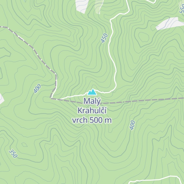Map of Malý Krahulčí vrch