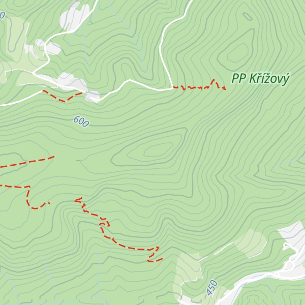Map of Ratibořský grúň