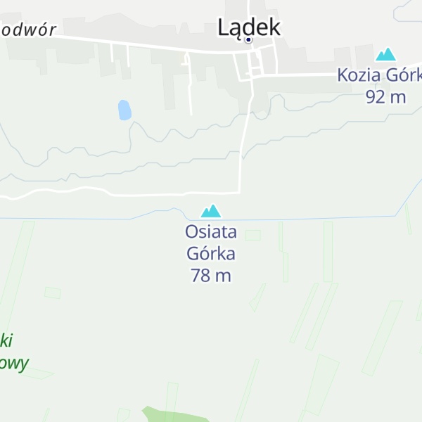 Map of Osiata Górka