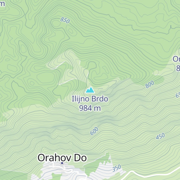 Map of Ilijno Brdo