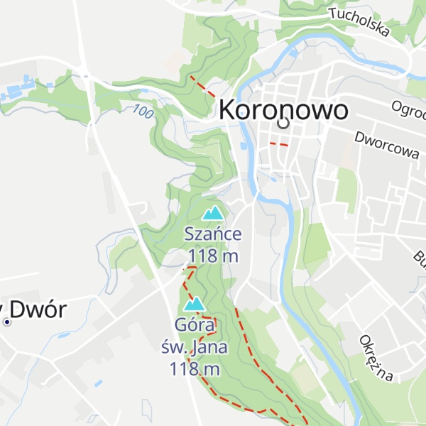 Map of Szańce