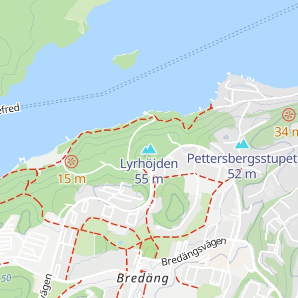 Map of Lyrhöjden