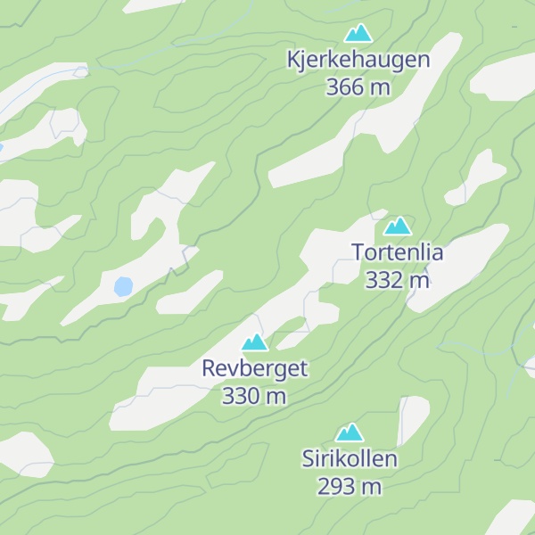 Map of Kjølhaugen