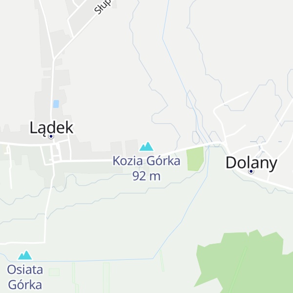 Map of Kozia Górka
