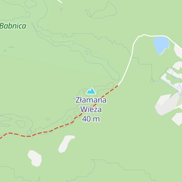 Map of Złamana Wieża