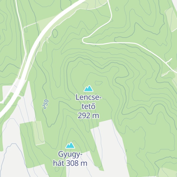 Map of Lencse-tető
