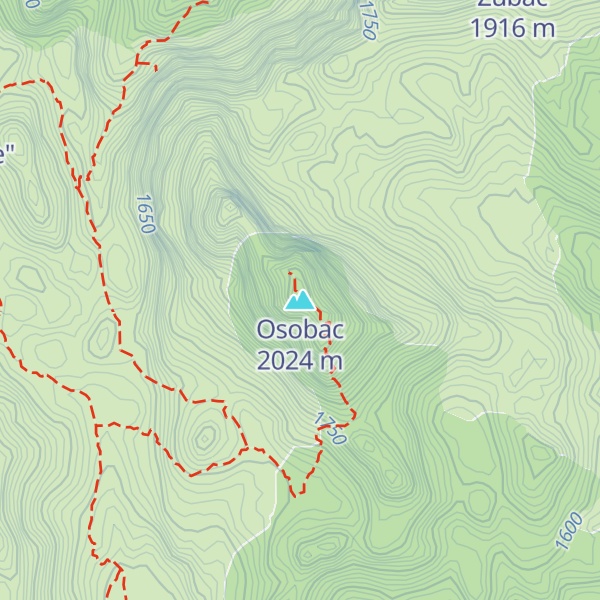 Map of Osobac