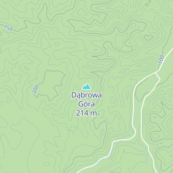 Map of Dąbrowa Góra