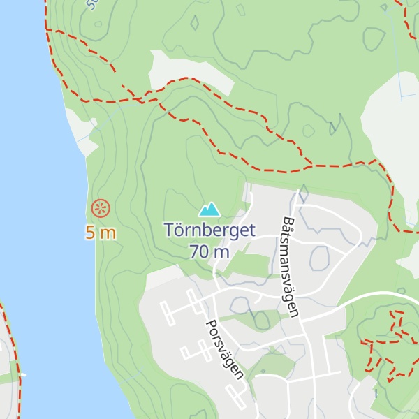 Map of Törnberget