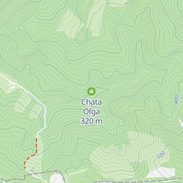 Map of Chata Oľga