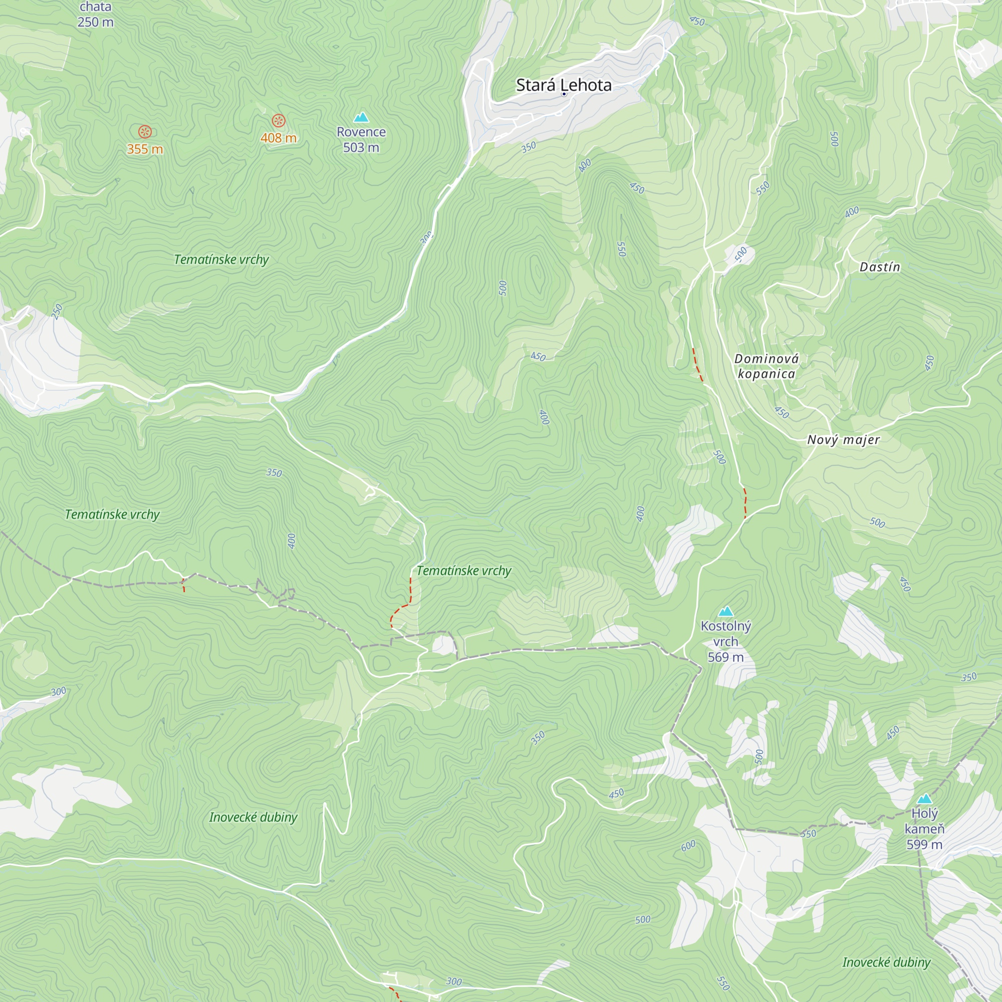 Chata Oľga map